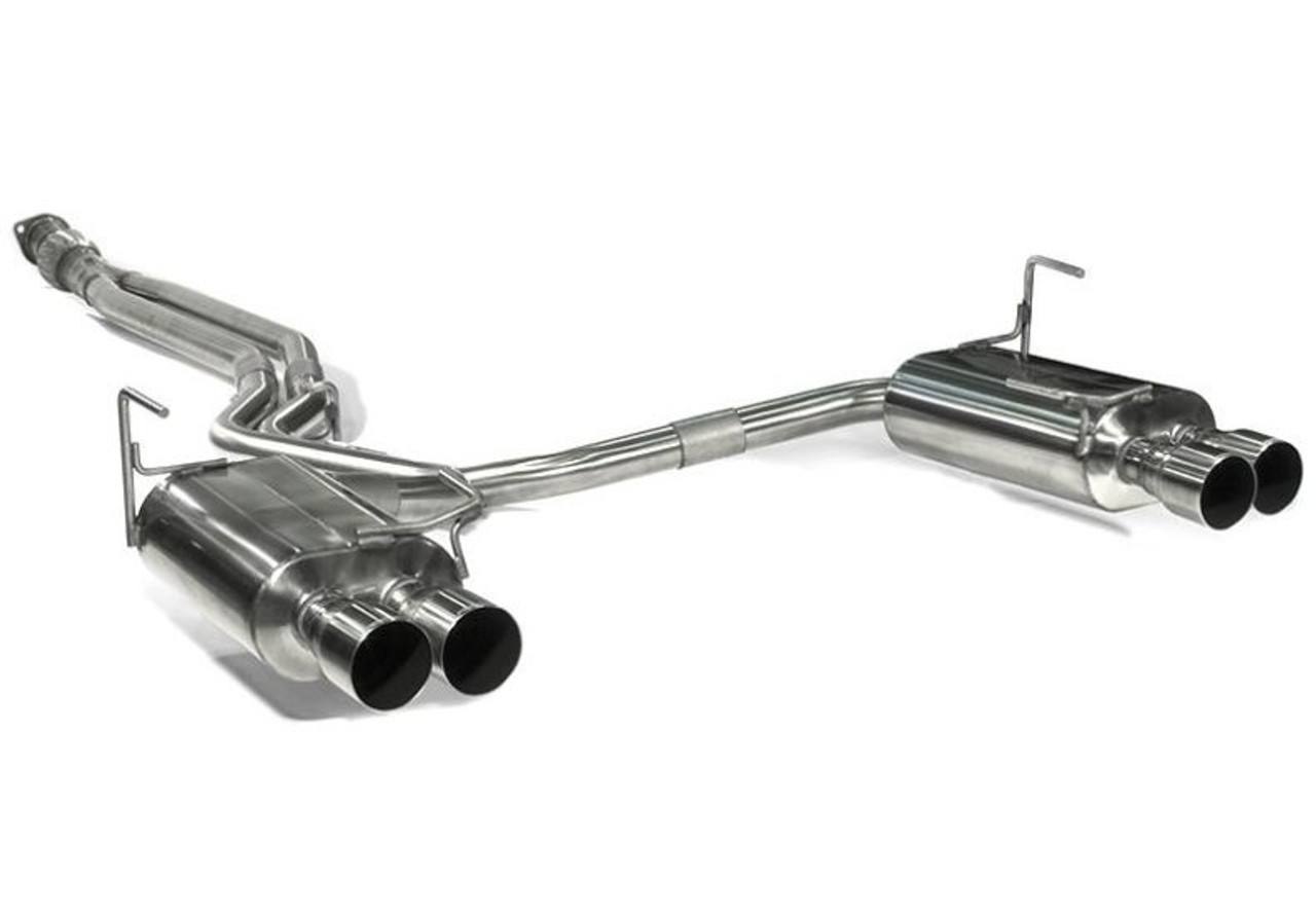Perrin Dual Tube Catback Exhaust For 2011 2020 Wrx And Sti Sedans