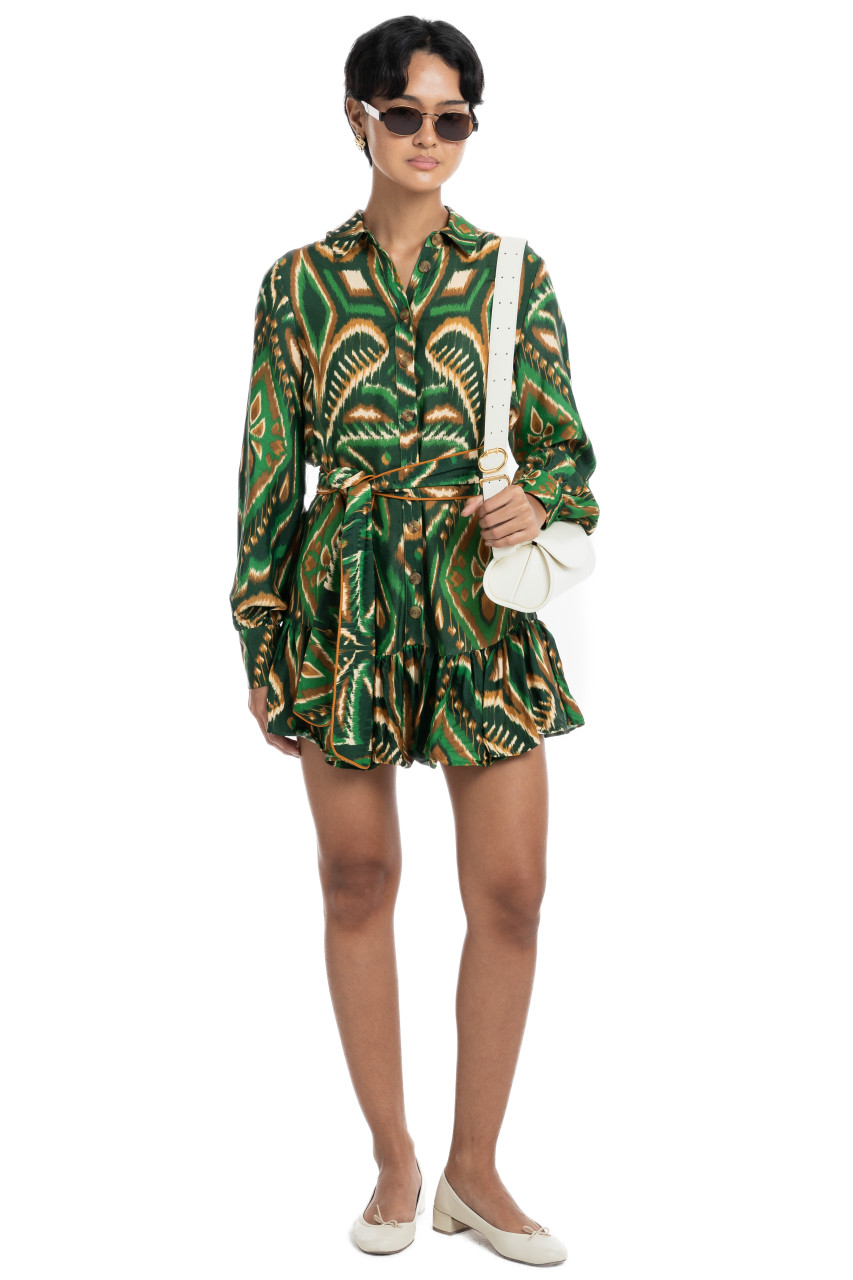 burlesque green dress for sale Christina Aguilera Moss Green Off-shoulder Prom Dress in Burlesque main image 1