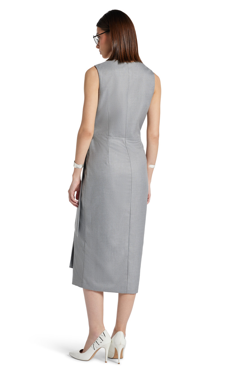 serena grey dress Pebble Grey Short Belted Robe M-L (10-14) / Pebble Grey main image 1