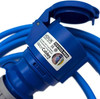 32A Plug to 16A Blue CEE Coupler Cable