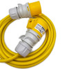 110 volt 32 amp Yellow 4mm2 Site Extension Lead 110 volt 32 amp Yellow 4mm2 Site Extension Lead