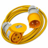 110 volt 32 amp Yellow 4mm2 Site Extension Lead 110 volt 32 amp Yellow 4mm2 Site Extension Lead