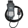Outdoor Extension Cable RCD to 13A IP66 Mains Socket