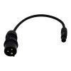 CEE 16A Black Plug to PowerCon True1-S Connector Converter