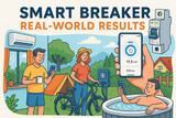 HDIUK Smart Breaker for Villas, Homes, Campsites & Hot Tubs