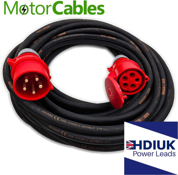 Three-Phase 16 Amp Extension Lead Featuring Titanex