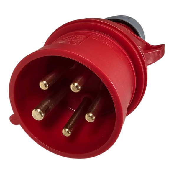 CEE IP44 3-Phase 400 Volt 16 Amp Plug Red