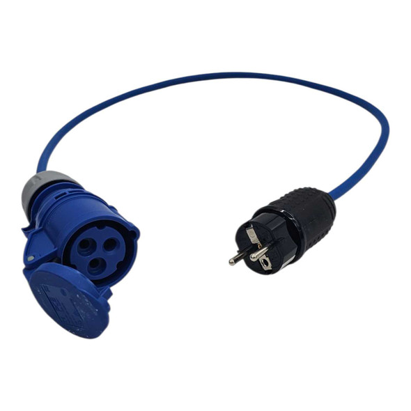 Euro Schuko Plug to CEE 16A Coupler Extension Cable – IP44 Rated