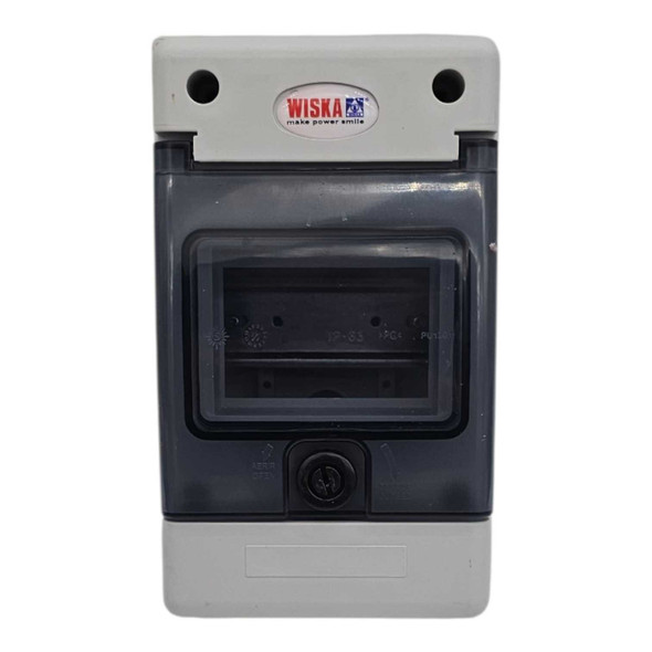 WISKA 1304 R/W IP65 4-Module DIN Rail Breaker Box / Weatherproof Consumer Unit