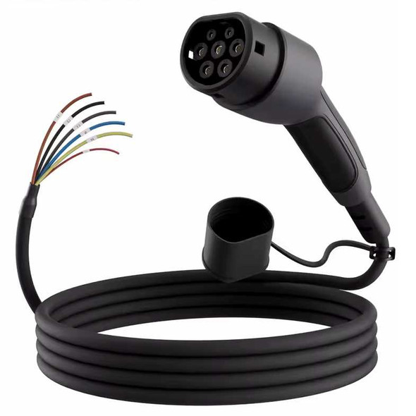 Teathered EV Charge Point Replacement Cable and Type 2 Socket