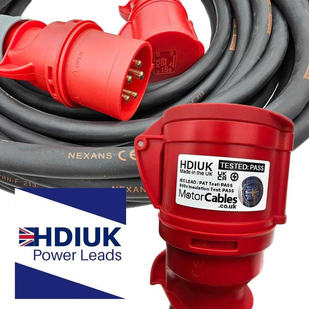 Three-Phase 16 Amp Extension Lead Featuring Titanex
