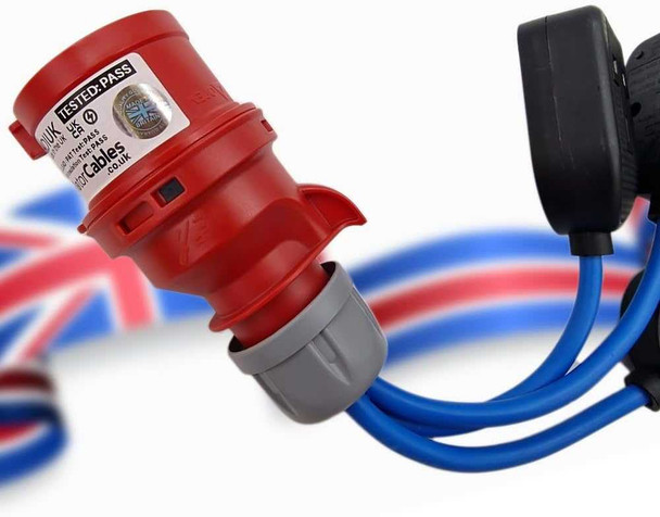 Spider-Fly Express 3-Phase Breakout to 3 x 13 Amp Sockets