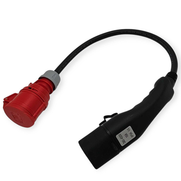 EV Type-2 11KW to 16A 415V 3-Phase CEE 3-Phase AC Converter