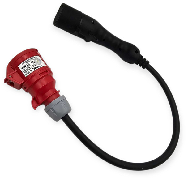 EV Type-2 11KW to 16A 415V 3-Phase CEE 3-Phase AC Converter