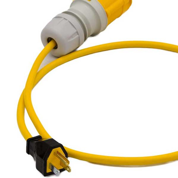 110volt USA NEMA 5-15 Plug to CEE 16A Yellow Connector 110volt USA NEMA 5-15 Plug to CEE 16A Yellow Connector