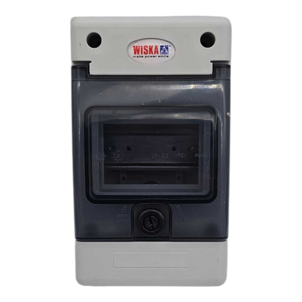 WISKA 1304 R/W IP65 4-Module DIN Rail Breaker Box / Weatherproof Consumer Unit
