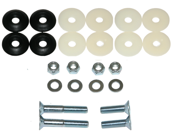 RLV Seat Mounting Kit, w/ Plastic Flared Washers