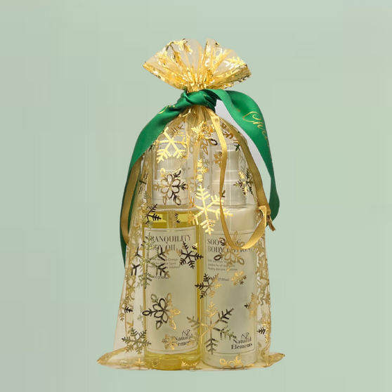 Tranquility Body Oil and Soothing Body Lotion Gift Bag