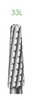 Busch Fig.33L CARBIDE 6Pieces