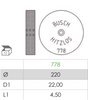 Busch Fig.778 HITZLOS 12Pieces
