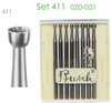 Busch Fig.411 STEEL Set 020-031