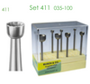 Busch Fig.411 STEEL Set 035-100