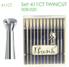 Busch Fig.411CT STEEL Set 008-020