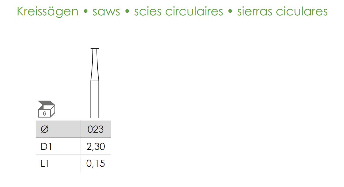 Busch Fig.45 STEEL 6Pieces