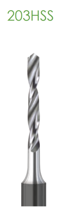 Busch Fig.203HSS HIGH-SPEED STEEL 2Pieces