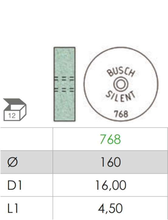 Busch Fig.768 SILENT 12Pieces