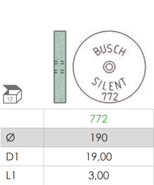 Busch Fig.772 SILENT 12Pieces