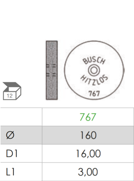 Busch Fig.767 HITZLOS 12Pieces