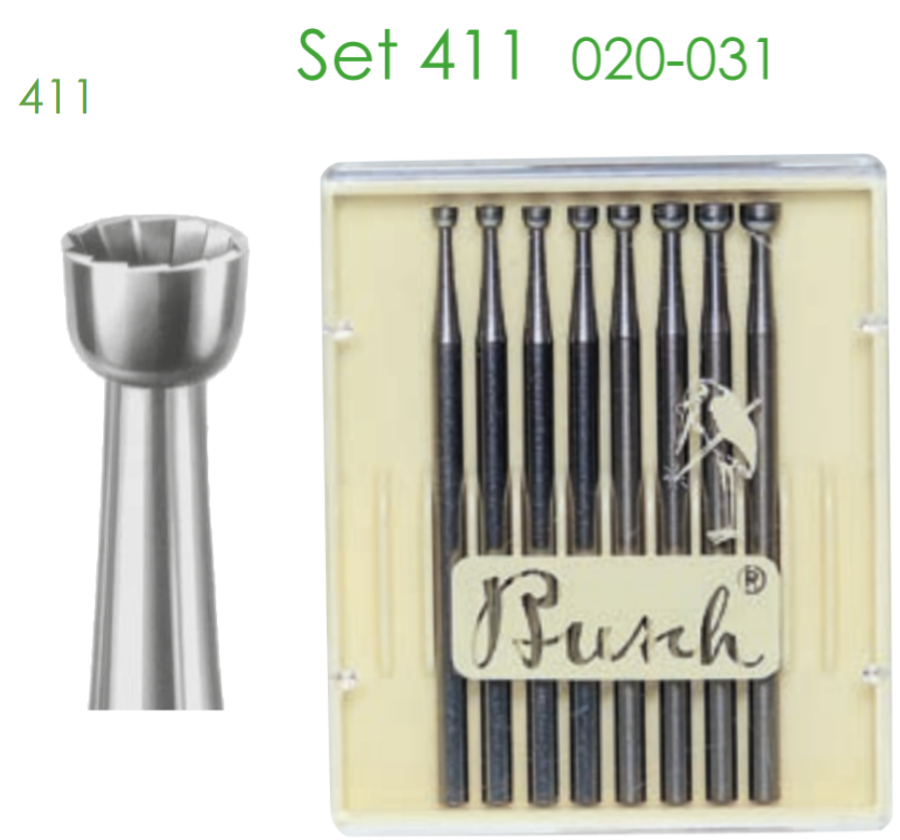 Busch Fig.411 STEEL Set 020-031