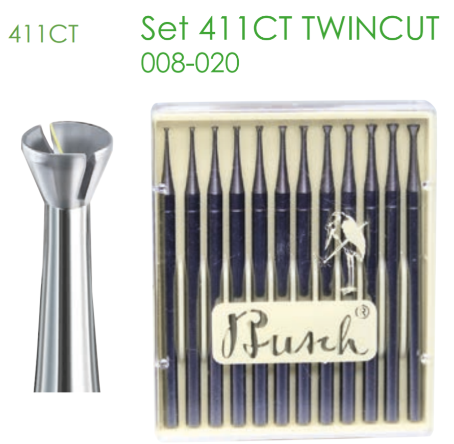 Busch Fig.411CT STEEL Set 008-020