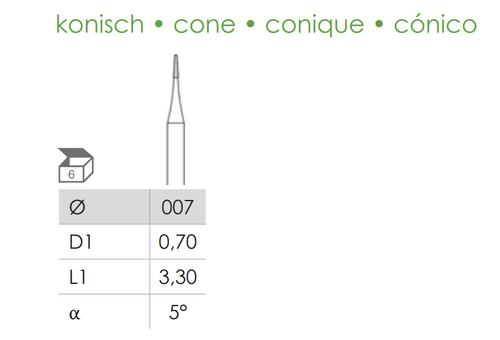Busch Fig.39 STEEL 6Pieces
