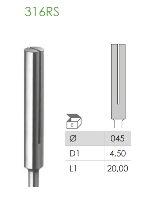 Busch Fig.316RS STEEL 6Pieces