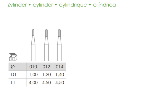 Busch Fig.21R CARBIDE 6Pieces
