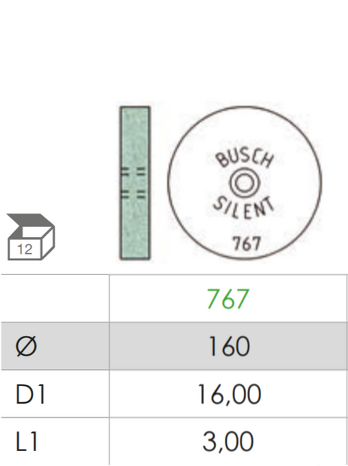 Busch Fig.767 SILENT 12Pieces