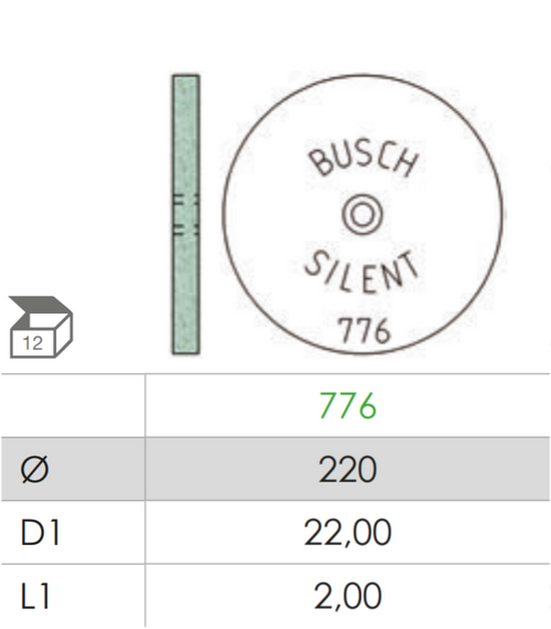 Busch Fig.776 SILENT 12Pieces