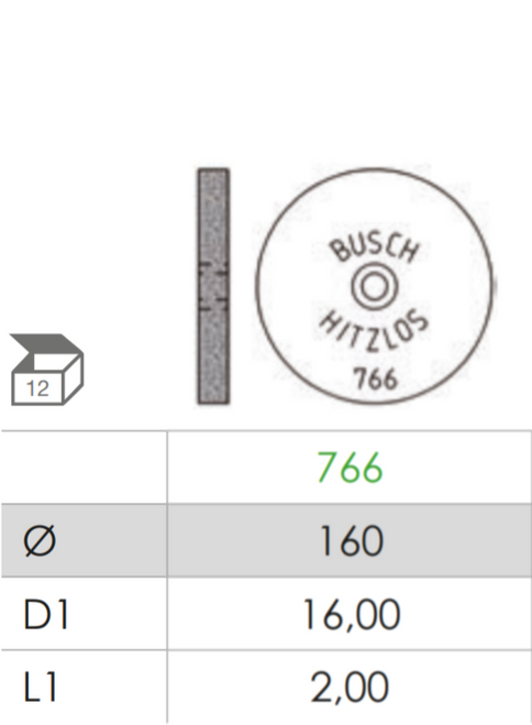 Busch Fig.766 HITZLOS 12Pieces