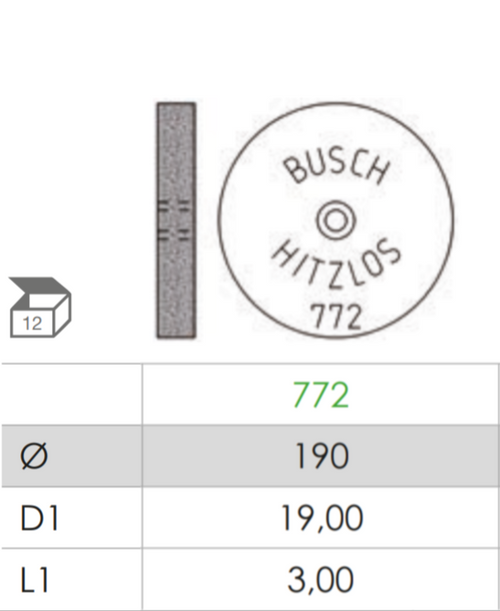 Busch Fig.772 HITZLOS 12Pieces