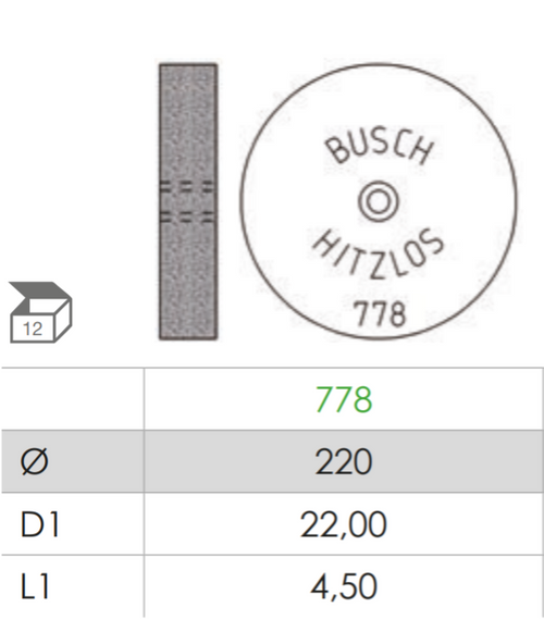 Busch Fig.778 HITZLOS 12Pieces