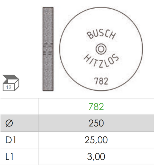 Busch Fig.782 HITZLOS 12Pieces