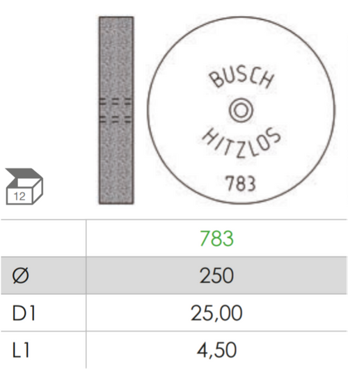 Busch Fig.783 HITZLOS 12Pieces