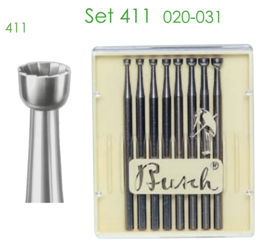 Busch Fig.411 STEEL Set 020-031