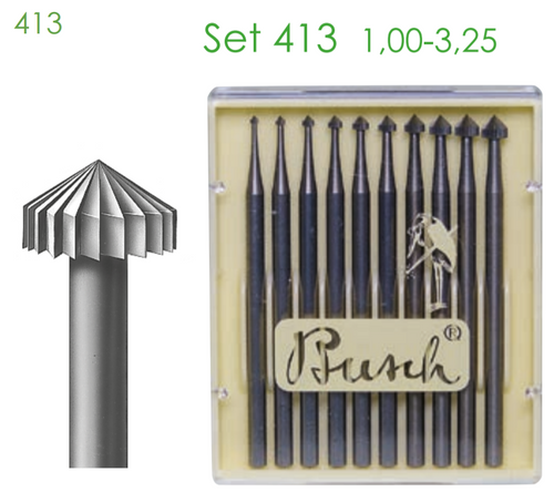 Busch Fig.413 STEEL Set 1.00-3.25