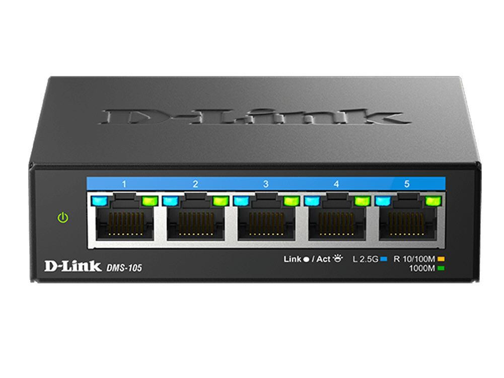 5-Port Multi-Gigabit Unmanaged Switch - Tropical IT
