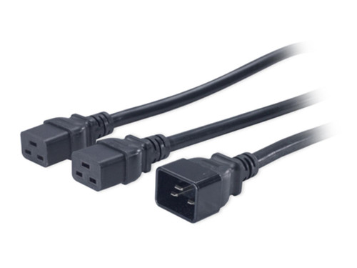 Pwr Cord, 20A, 208V, (2) C19 to C20