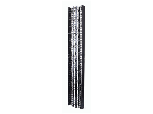 VERTICAL CABLE MGR DBL SIDED 6X13X77 CVR