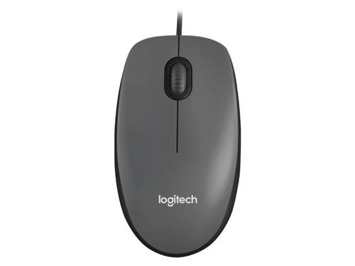 Logitech Corded Mouse M100 - Grey
